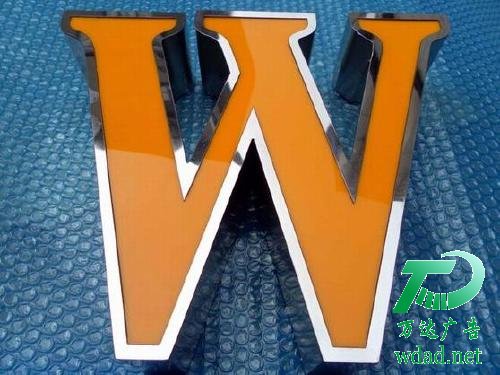 不銹剛發(fā)光字制作種類